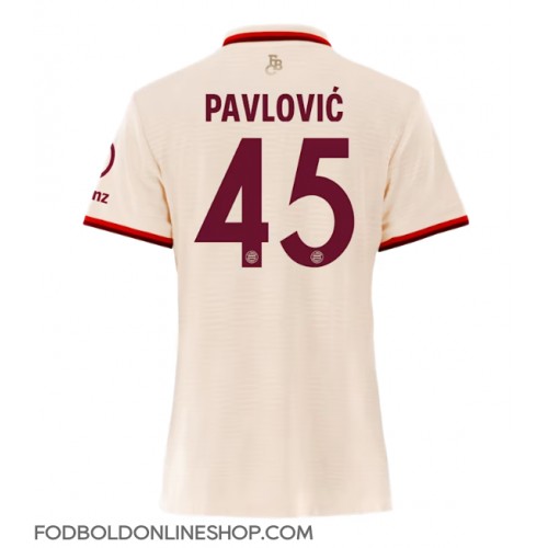 Bayern Munich Aleksandar Pavlovic #45 Tredjetrøje Dame 2024-25 Kortærmet